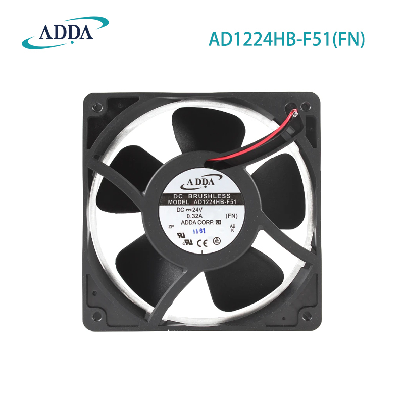 Authentic ADDA AD1224HB-F51 12038 24V 0.32A frequency converter cooling fan ball axial fan server fan chassis axial fan