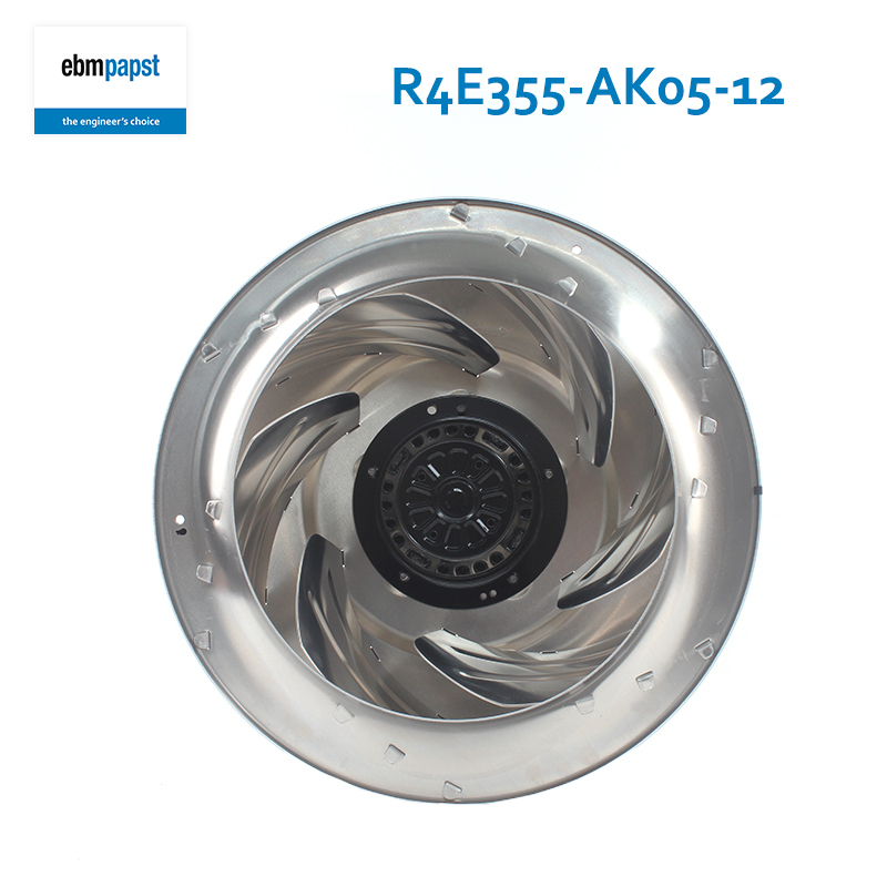 Ebmpapst R4E355-AK05-12 355mm 230V 60HZ 260W 1.14A 1600RPM AC Centrifugal Fan Cooling Fan for Air Purification