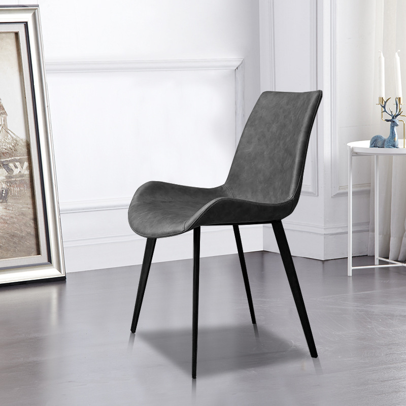 Cheap Modern high back leather covered dining room furniture Dining Chairs