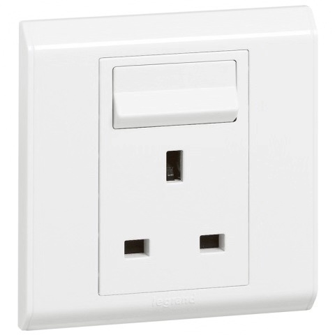Legrand Belanko 13A socket with switch