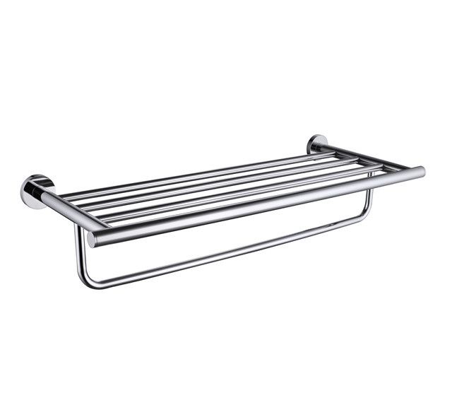 double bathtowel shelf Brass Double Tiers Towel Holder project bathtowel stainness steel