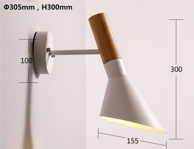 Modern wall lamp design guest house hotel project