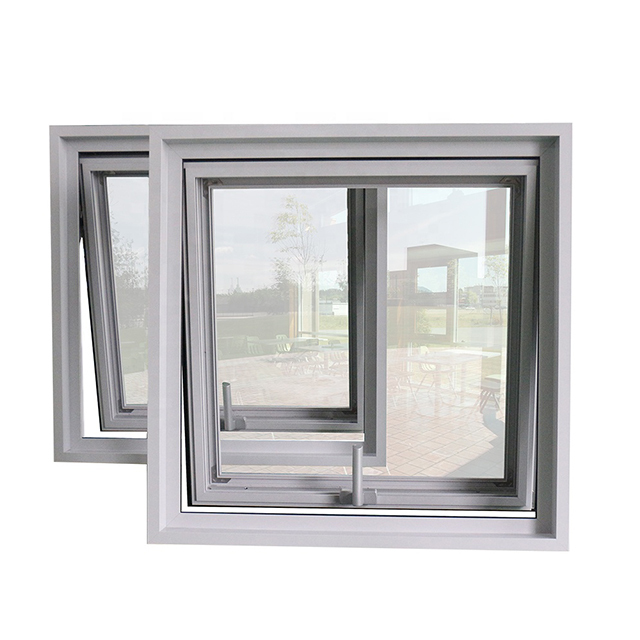 Aluminum anwing window