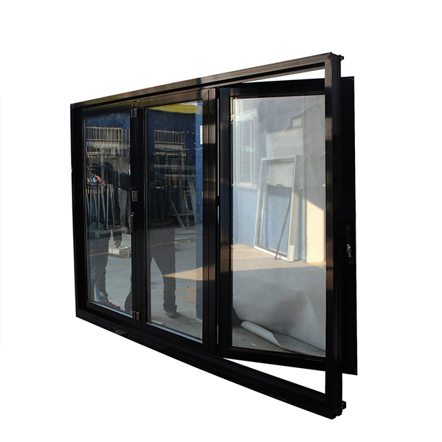 Aluminum folding door