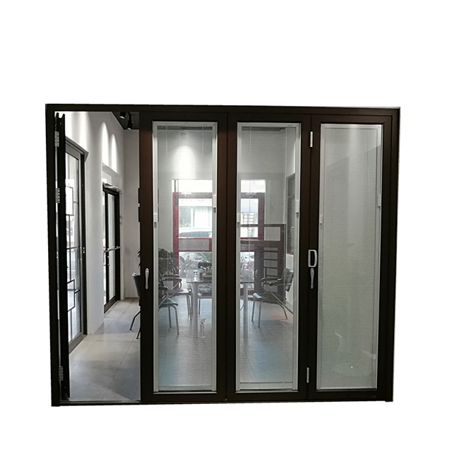 Aluminum folding door