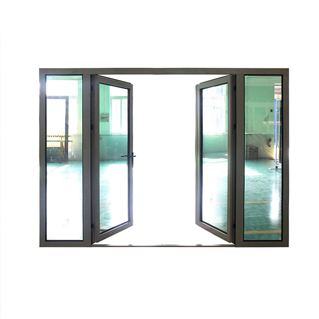 Aluminum swing door
