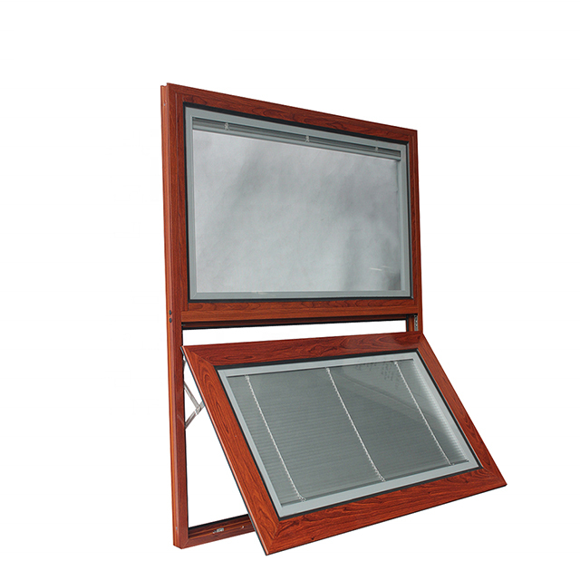 Aluminum anwing window