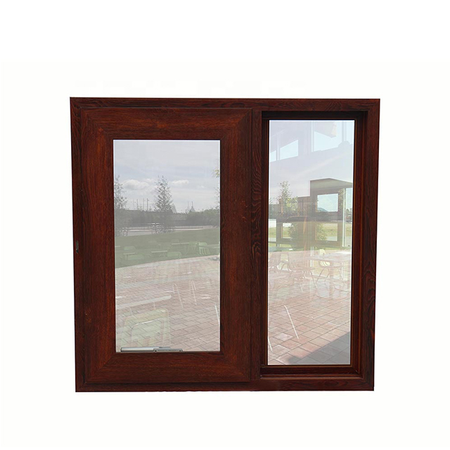 Aluminum anwing window