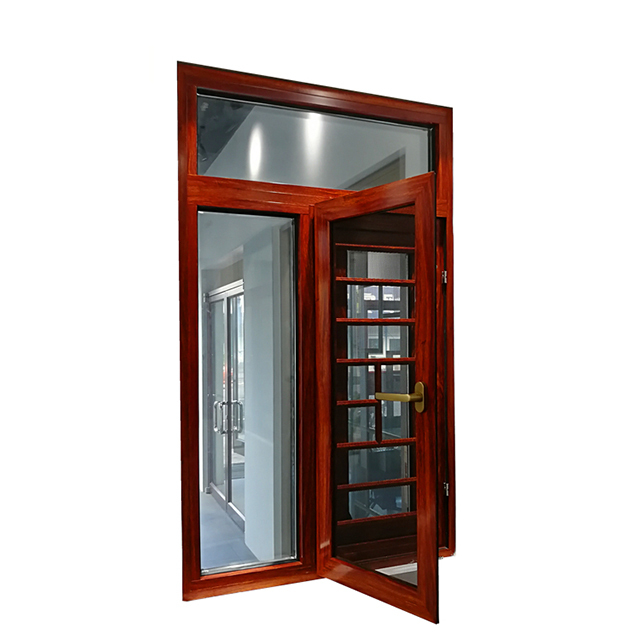 Aluminum casement window