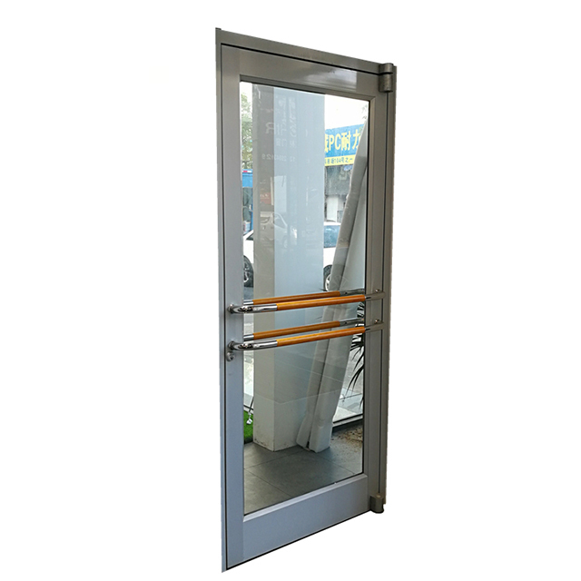 Aluminum swing door