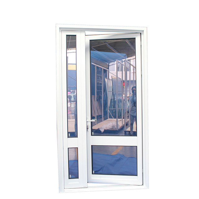 Aluminum swing door