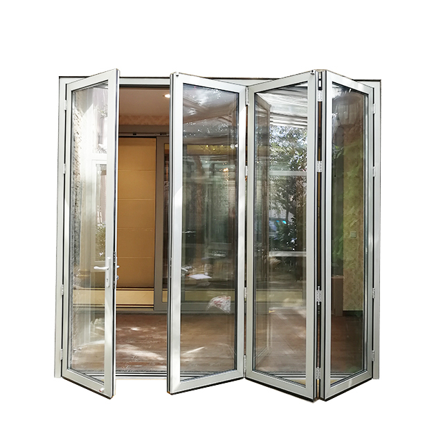 Aluminum folding door