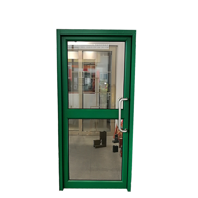 Aluminum swing door