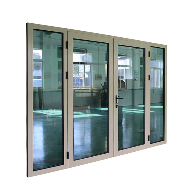Aluminum swing door