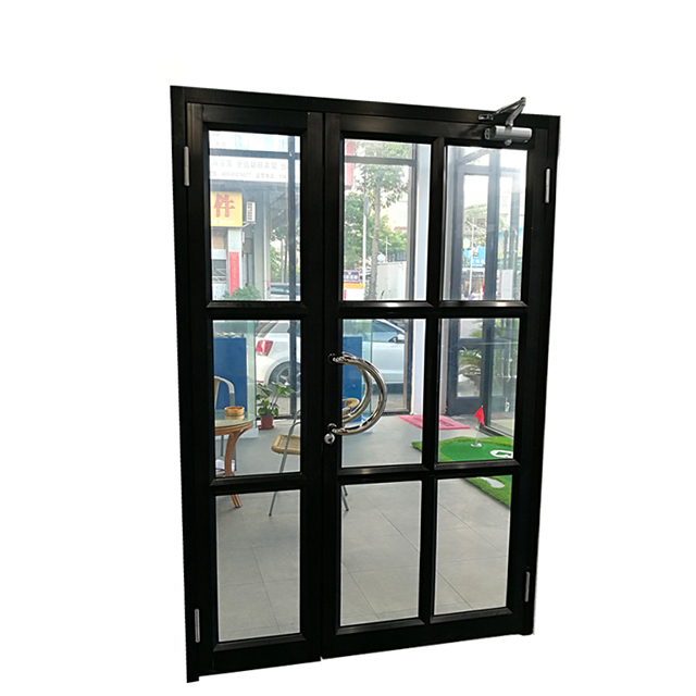 Aluminum swing door