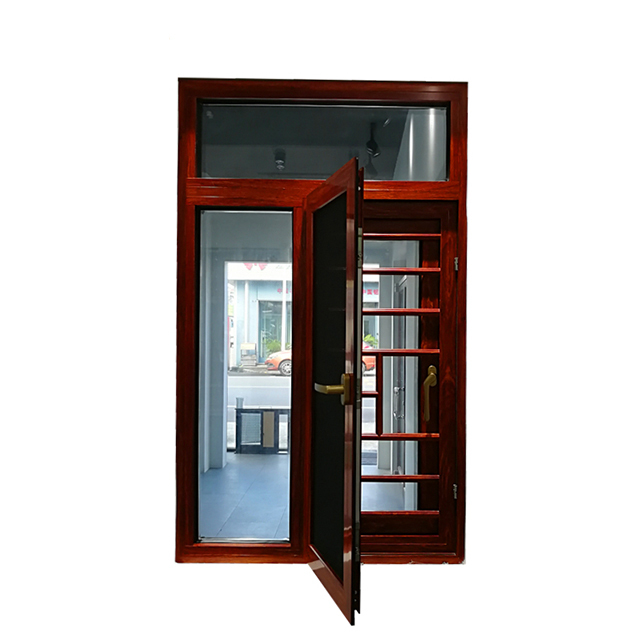 Aluminum casement window