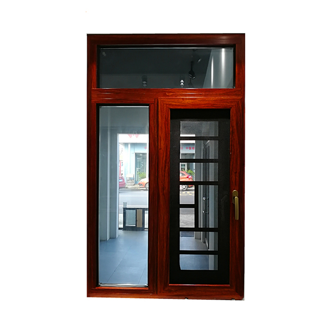 Aluminum casement window