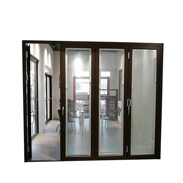 Aluminum folding door
