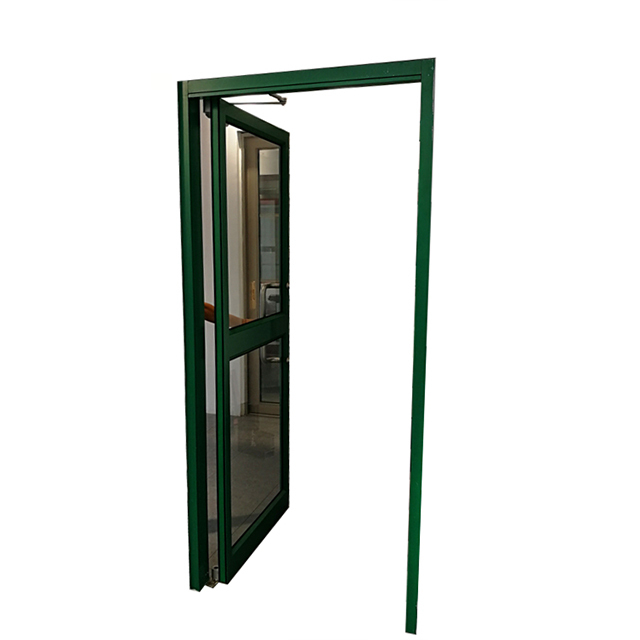 Aluminum swing door