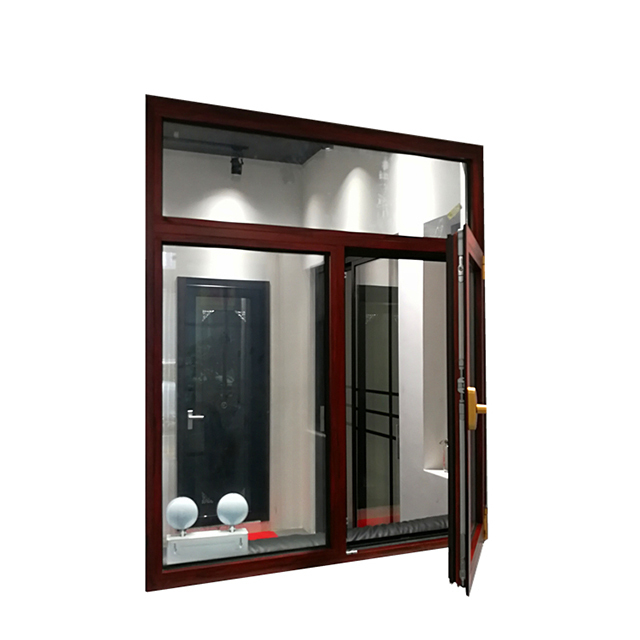 Aluminum casement window