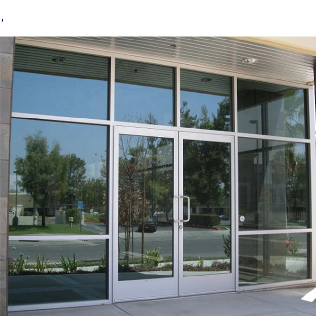 Aluminum swing door
