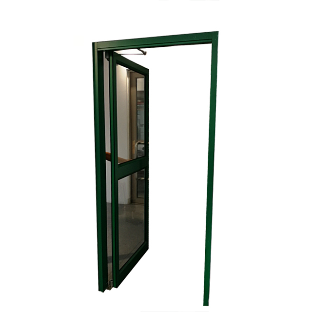 Aluminum swing door