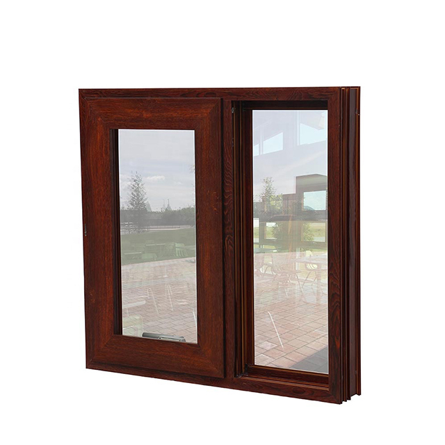 Aluminum anwing window