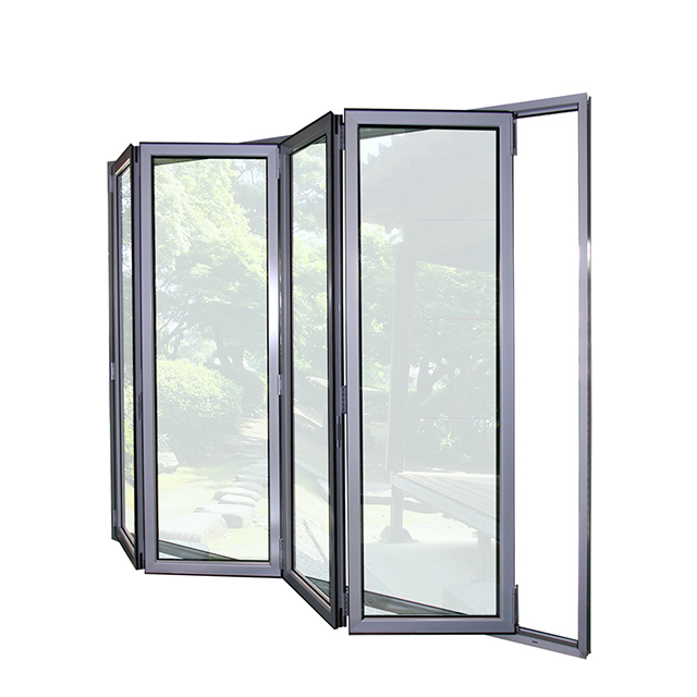 Aluminum folding door