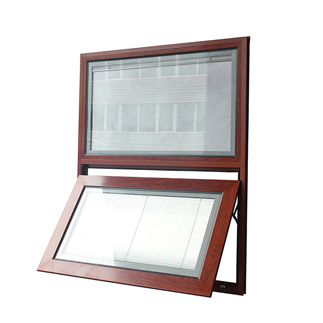 Aluminum anwing window