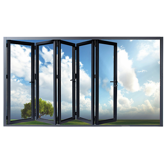 Aluminum folding door