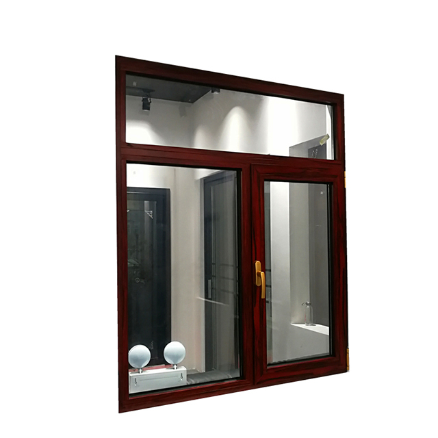 Aluminum casement window