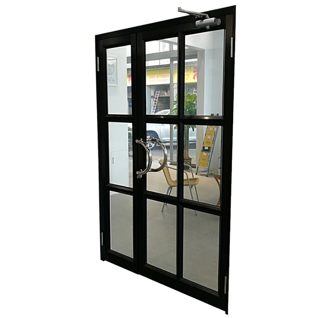 Aluminum swing door