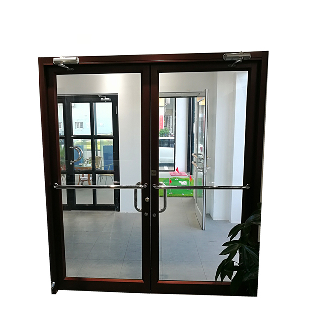 Aluminum swing door