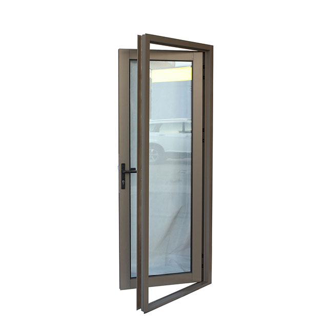 Aluminum swing door