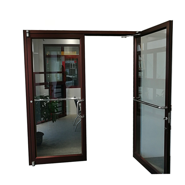 Aluminum swing door
