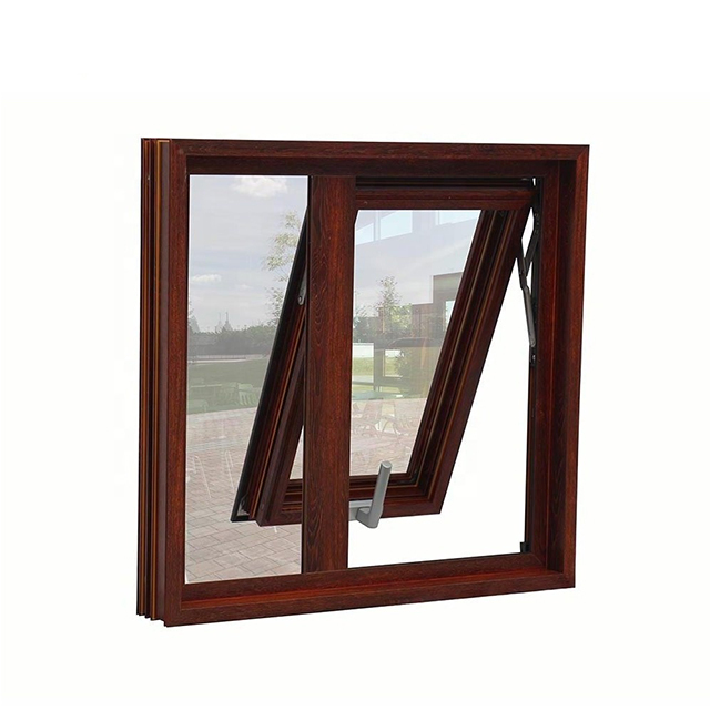 Aluminum anwing window