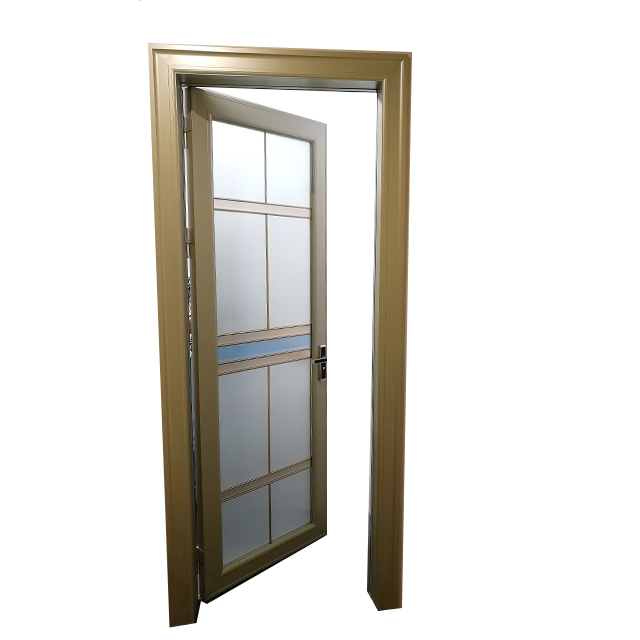 Aluminum toilet door