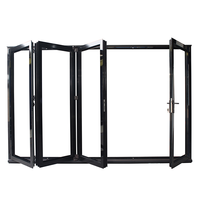 Aluminum folding door