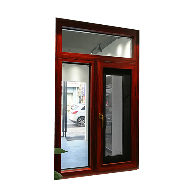 Aluminum casement window