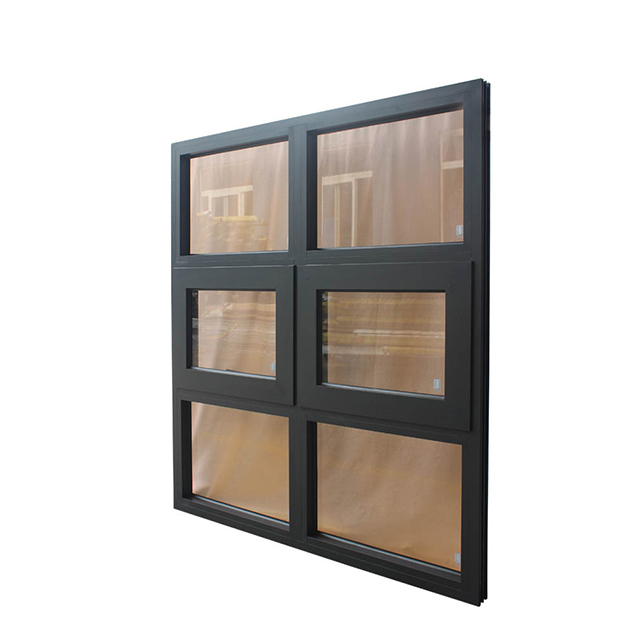 Aluminum anwing window