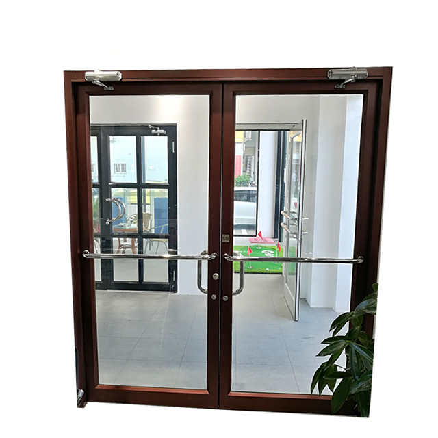 Aluminum swing door