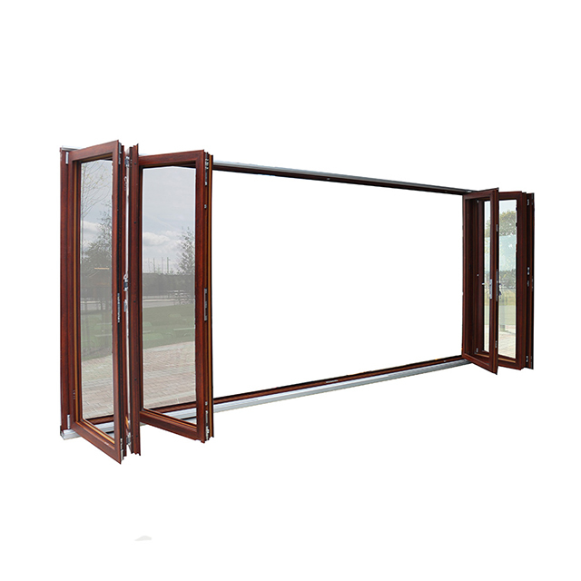 Aluminum folding door