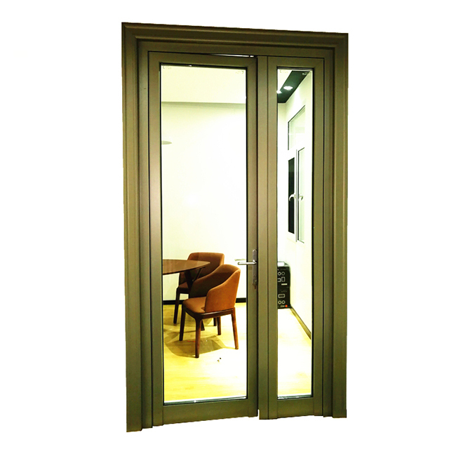Aluminum swing door