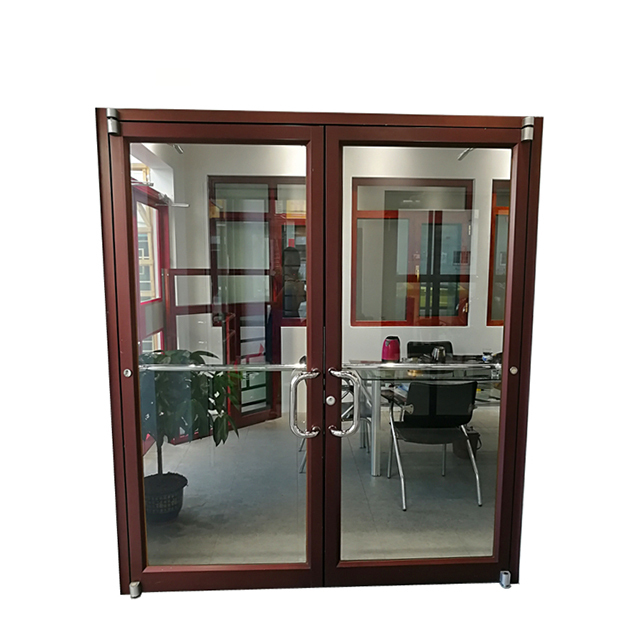 Aluminum swing door