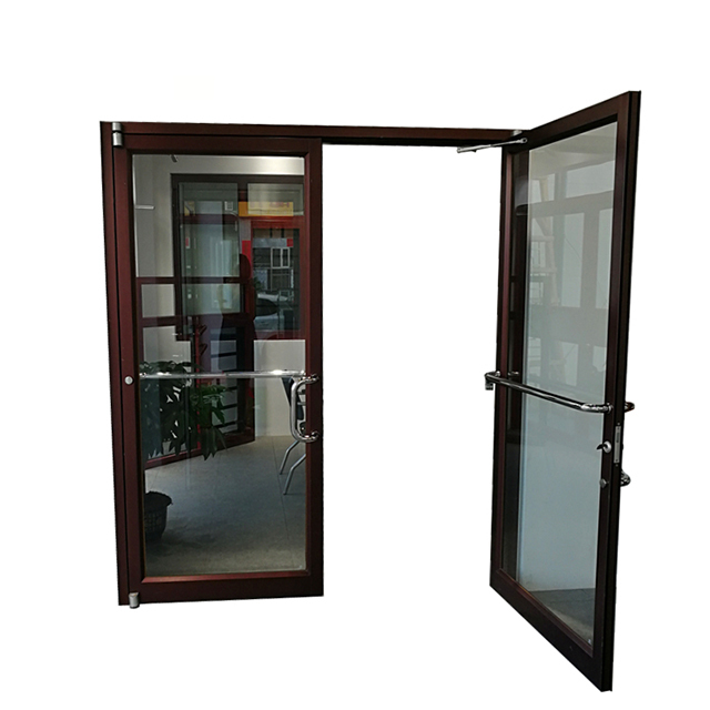 Aluminum swing door