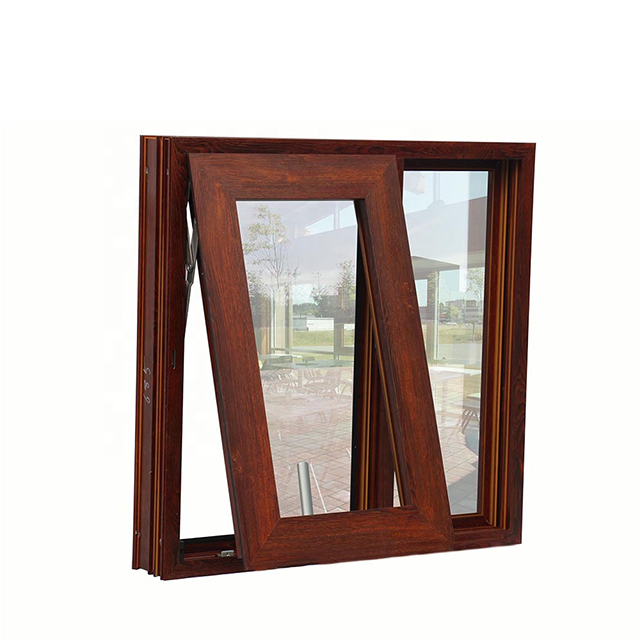 Aluminum anwing window