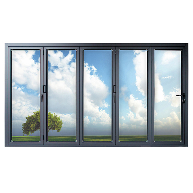 Aluminum folding door