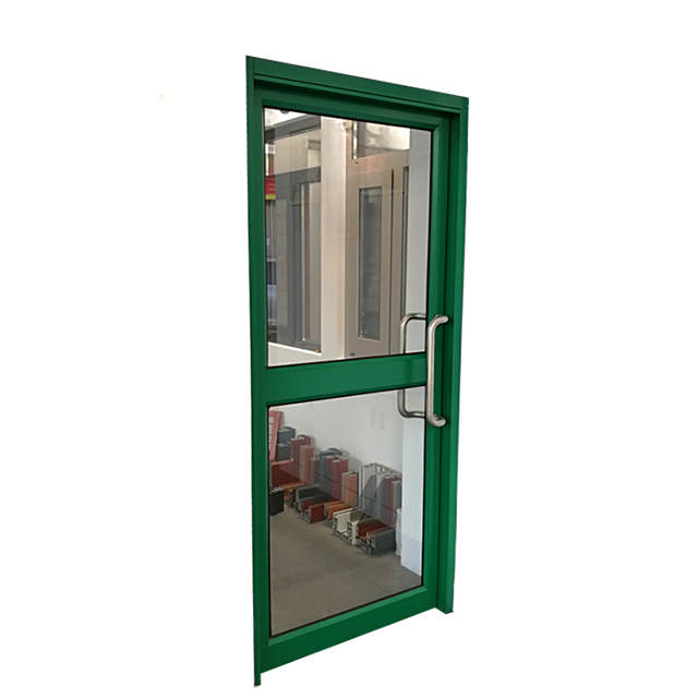 Aluminum swing door