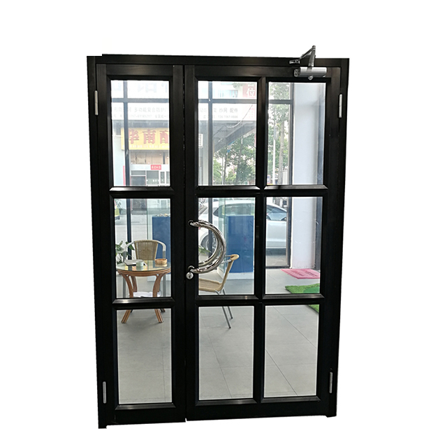 Aluminum swing door