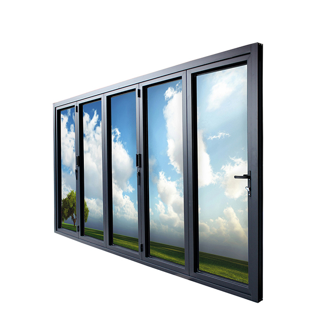 Aluminum folding door